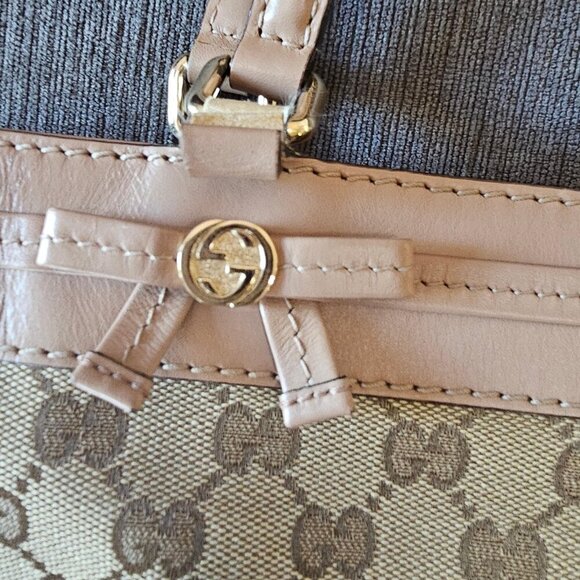Gucci GG Canvas & Leather Mayfair Tote Bag Comes With 100 % COA - Picture 4 of 14